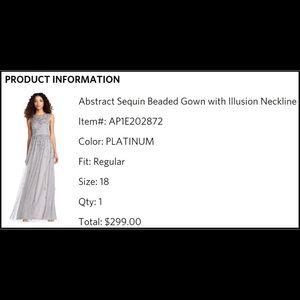Adrianna Papell gown